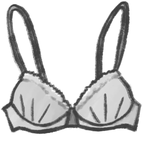 ブラ紐イラスト